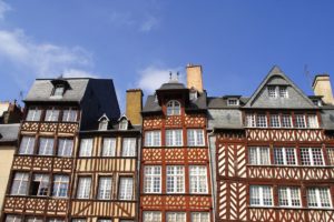 Centre-ville et façades de Rennes