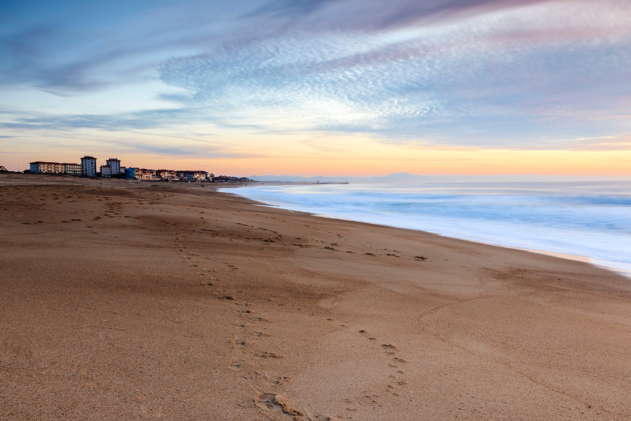 Plage d'Hossegor voyage étudiant