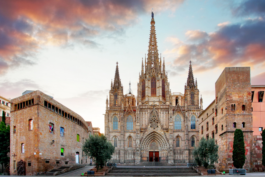 Quartier Gothique à Barcelone