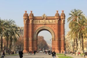 Arc de triomphe de Barcelone - Départ 18:25