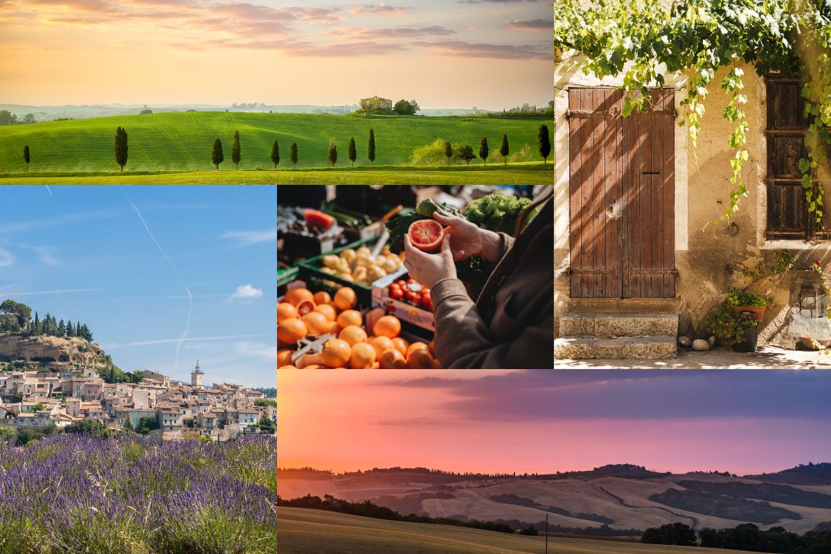 Moodboard paysage provençal